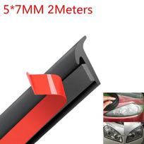 5MM*7MM Sandarinimo juosta Automobilio Auto Dalys EPDM Guminis Sparnas gray