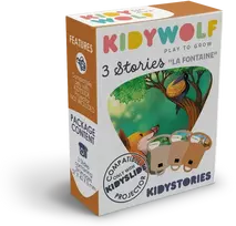 KIDYWOLF istorijų rinkinys Pasaka, 3 istorijos projektoriui KIDYSLIDE, KIDYSTORIES-LA