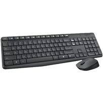 Logitech MK235 Wireless Keyboard and Mouse Set Office Keyboard and Mouse Set with Wireless 2.4G Receiver juoda