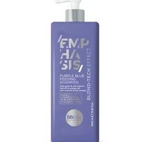 BBCOS EMPHASIS BLOND-TECH sidabrinis šampūnas 1000 ml – blondiniams plaukams