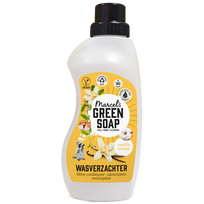 Marcel’s Green Soap audinių minkštiklis Vanilla & Cotton 750 ml – skalbinių minkštiklis su vanilės kvapu