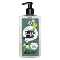 Marcel’s Green Soap rankų muilas Bergamot & Black Pepper 500 ml – skystas rankų muilas su prieskoniniu aromatu