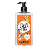 Marcel’s Green Soap rankų muilas Orange & Jasmine 500 ml – skystas rankų muilas su apelsinų ir jazminų aromatu