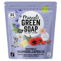 Marcel’s Green Soap skalbimo kapsulės 21 vnt. – ekologiškos skalbimo kapsulės kasdieniam skalbimui