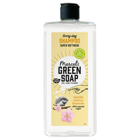 Marcel’s Green Soap kasdienis šampūnas vanilė ir vyšnių žiedai – švelnus plaukų šampūnas
