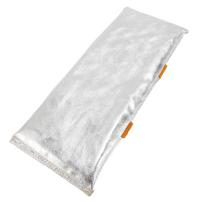 Hand Heat Guard Welding Aluminized Back Flux Reflective Layered PU Leather for Industrial Boiler Cutting Metal Smelting