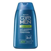 Avon Care Men Sensitive šampūnas nuo pleiskanų su kondicionieriumi 200 ml