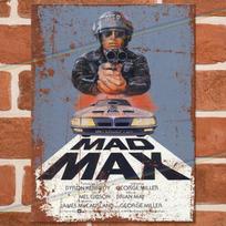 MAD MAX Movie Metal Signs Man Cave Shed Garage Bar Pub Vintage Film Tin Sign UKAluminum 20x30cm（7.8x11.8inch）