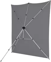 Fotografijos Fonas Rinkinys - Westcott X Drop Pro 2,4 m x 2,4 m Plaunamas Poliesteris Pilkas