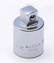 Sumažinamas adapteris nuo 1/2" iki 3/8", skirtas rankiniams lizdams, 35 mm, Koken [4433A-35]