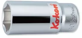 3/4" šešiakampis rankinis lizdas, išplėstas veržlėms ir varžtams, 22 mm, Koken [6300M 22]