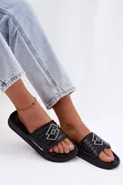 Lotto Unisex Juodos baseino stiliaus šlepetės