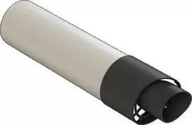 Almeva LIK dūmtraukio horizontalus kanalas d80/125, 0,55m