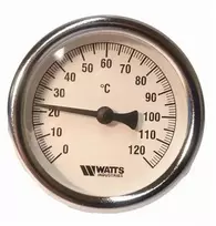 Watts Industries Termometras WATTS T80/50, 1/2", 80 mm, 120°C