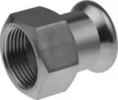 Nerūd. plieno KAN-therm Inox pres. jungtis 28 x 1/2", su vid. sriegiu