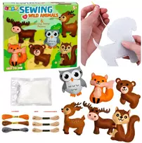Lean Toys Siuvimo rinkinys (katės) 6 vnt.