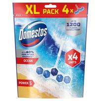 WC valiklis - gaiviklis Domestos Power 5 Ocean, 4x55 g