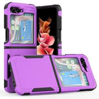 Navigation Armor Case for Samsung Z Flip7, Z Flip6, Z Fold6, Z Flip5 Galaxy Z Flip 6/7 SE violetinė