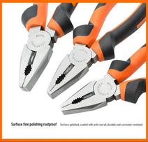 AIWEIBO EVER POWER German-Style Two-Color Handle Steel Wire Combination Pliers (6 , 7 , 8 ) Steel Wire Pliers 6 Inch 170mm