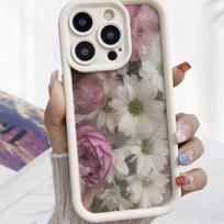 Water drop flowers are suitable for iphone17pro mobile phone case Apple 15 anti-drop 14 foreign trade 13promax new 16x iPhone 17