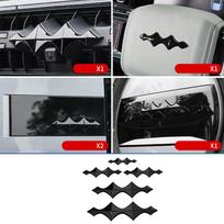 For Equation Leopard 5/8 2024 2025 Car Black Badge Car Logo Front and Rear External Accessories
