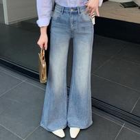 Women's Shimmer Flare High-Waist Denim Jeans S mėlyna