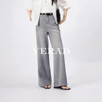 YERAD Women's Gray Cooling High-Waist Flare Jeans 30