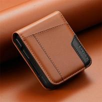 For Samsung Galaxy Z Flip7 FE 2025 Phone Case Flip Leather Magnetic Cover Wallet Card Samsung Z Flip 7 Case Galaxy ZFlip 6 5 4 3 Galaxy Z Flip5 ruda