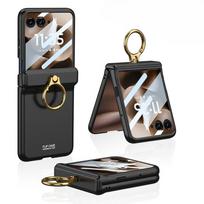 Razr60Ultra Mobile Phone Case Ring Holder Razr60Ultra Folding Screen Case Magnetic Solid Color MT-Razr60Ultra
