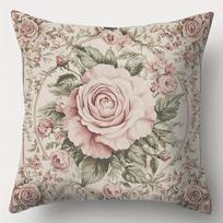 Gėlėtos dekoratyvinės pagalvės užvalkalai Skalbti rankomis Svetainės Miegamojo dekoras Peach skin 18*18(CM)-1Pcs gray