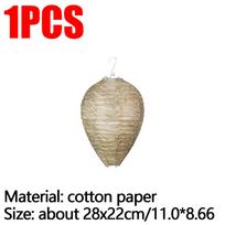 5-1PC Hanging Wasp Nest Decoy Outdoor Waterproof Fake Wasp Nest Decoy Nest Decoy Hornets Insects Paper Drive Beehive Lantern