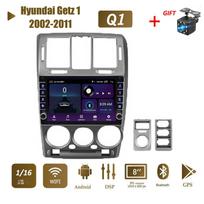 WIFI automobilių radijo stereofoninė multimedija, skirta Hyundai Getz 1 2002-2011 su mygtuko rankenėle Android 2Din GPS Navi Auto 1+16GB 1+16GB