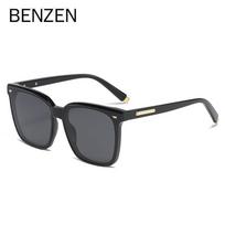BENZEN Vintage poliarizuoti moteriški akiniai nuo saulės Nauji dideli prabangūs kvadratiniai vairavimo akiniai nuo saulės vyriški unisex šešėliai UV400 6799 juoda