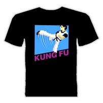 Kung Fu Nes Vaizdo Žaidimas Unisex Marškinėliai S