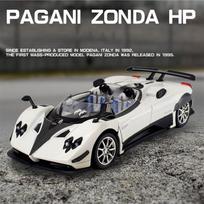 1:24 Pagani Zonda HP Barchetta Supercar Alloy Car Model Sound and Light Pull Back Children's Toy Collectibles Birthday gift balta