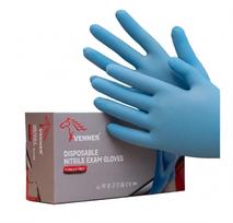 Vienkartinės mėlynos spalvos nitrilinės pirštinės 3.5g (10 vnt.) - M