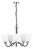 Candellux pakabinamas šviestuvas Schubert, juodas/auksinis