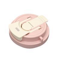 Lily Flower Insulated Ceramic Coffee Cup Lid - Food-grade PP