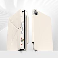 ZOYU magnetinis dėklas iPad Pro 11 13 colių, iPad Pro 12.9 Air 11 Air4/5 10.9, su magnetiniu nuimamu Y formos sulankstomu dangteliu iPad Mini 6 8.3 2021 balta