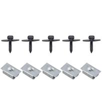 Variklio dugno apsaugos purvasaugių varžtų ir veržlių rinkinys Mercedes Benz W202 W215 W208 W124 W210 W126 W140 2019900536 0019949845