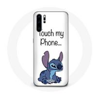 Coque pour Huawei P30 Lilo et Stitch mignon Fond blanc balta