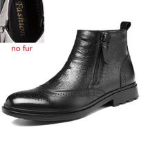 Natūralios odos vyriški batai su užtrauktuku Aukšta viršūnė Šilti vyriški trumpi batai Bota Masculinas De Couro Bottines Bottes Hommes En Cuir 6.5 gray