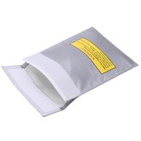 18x23cm RC Lipo Baterijos Maišelis Atsparus Ugniai Sprogimui Lipo Apsauginis Maišelis Įkrovimui LaikytiSidabrinis