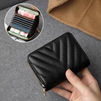 Accordion Multi-Card Holder: Elegant Women's Compact Coin Purse