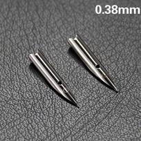 Fountain Pen Nibs - Airplane Tip EF, 0.38-0.5, Open, Hooded, Student, Calligraphy & Oblique Styles