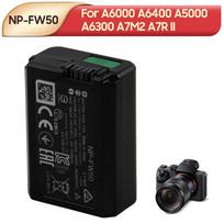 Įkraunama ličio baterija SONY A6300 A6000 a6000 A6400 A5000 A7M2 A7R II NP-FW50 kamerai 1080mAh