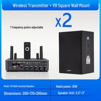 SAST Wireless Bluetooth Wall-mounted Speaker Set CN plug (adapter included)