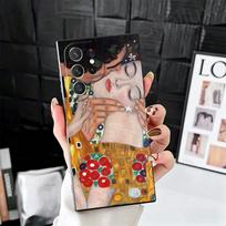 Kiss By Gustav Klimt Art Soft Phone Case for Samsung Galaxy S26 S25 Edge S24 Ultra S23 Plus S22 S21 FE S20 Black Cover Back Shel Samsung S24