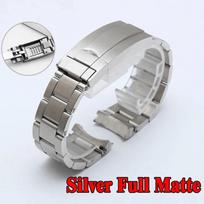 Watch accessories For Rolex SUBMARINER DAYTONA SUP GMT Men Fine-Tuning Pull Button Clasp Strap Stainless Steel Chain 20mm 21mm 20mm