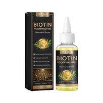Hoegoa Biotin hair care essence gently nourishes the scalp, daily massage care, softens dry hair, long-lasting and smooth 50ml